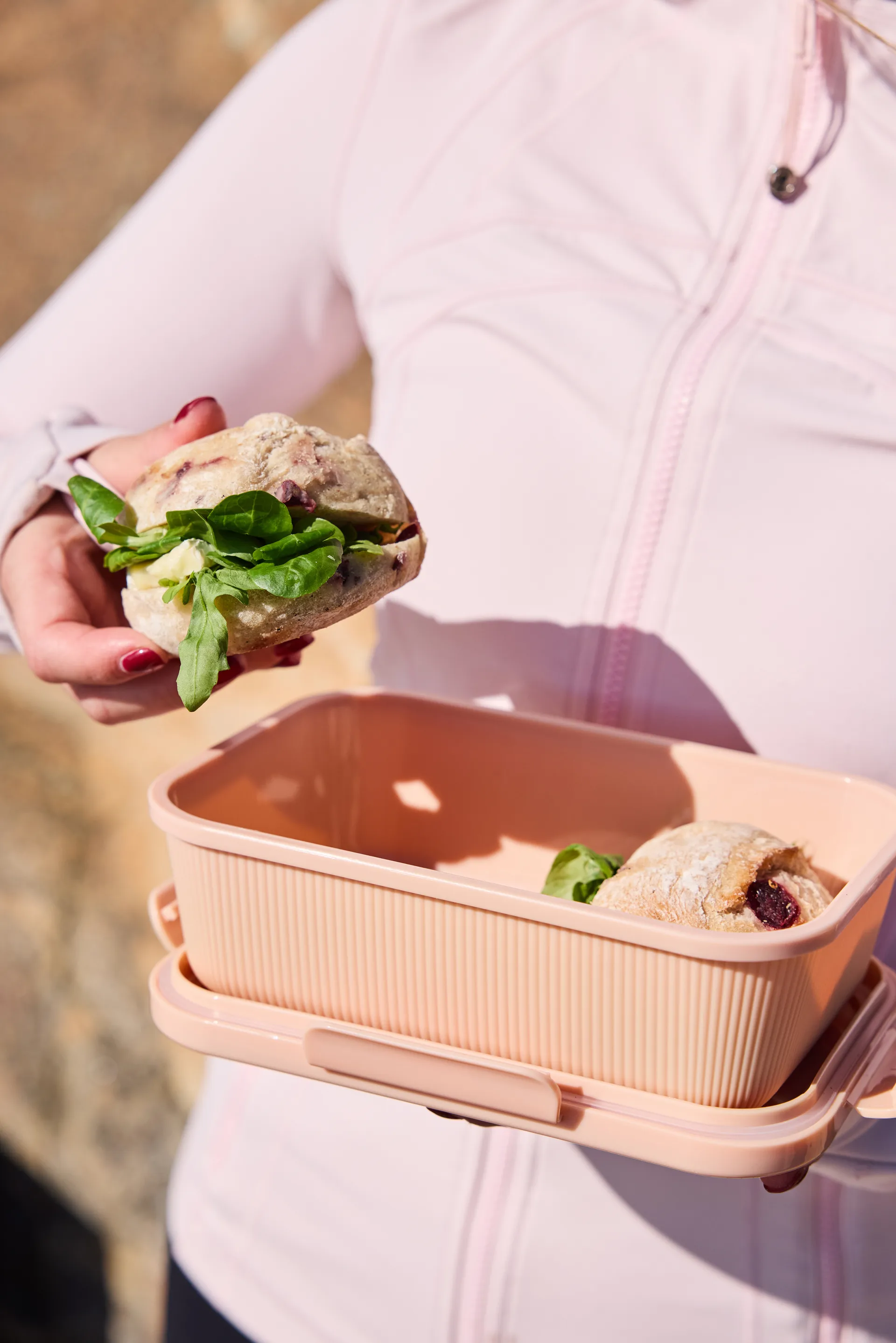 Tina lunch box 1.1 L, Pink Sagaform