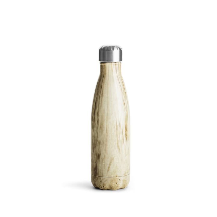 To Go steel bottle 0.5 liter - wooden - Sagaform