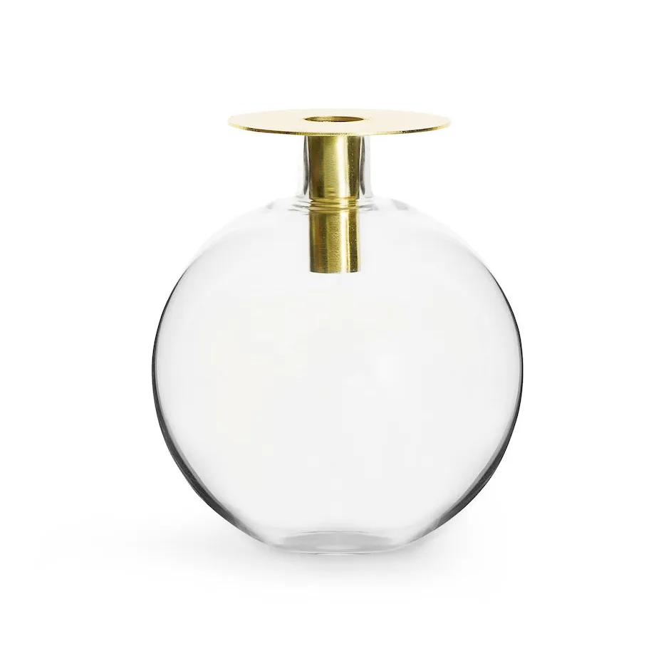 Sagaform Top vase gold-coloured | Scandinavian Design | Vases | Gold-coloured
