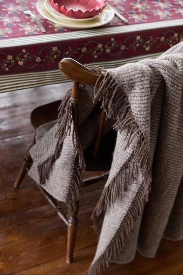 Ulli blanket 130x170 cm - Brown striped - Sagaform