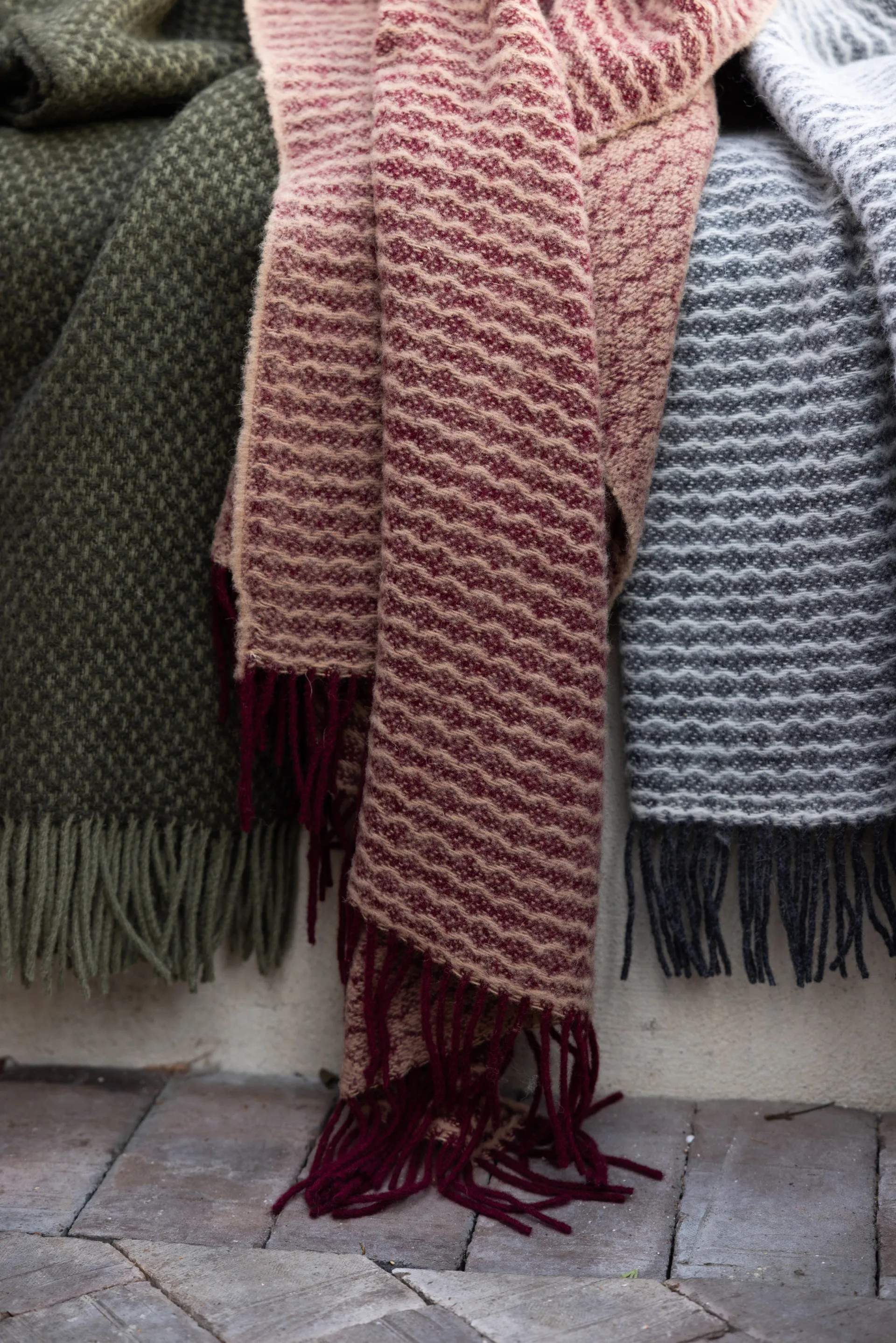 Ulli blanket 130x170 cm, Green Sagaform