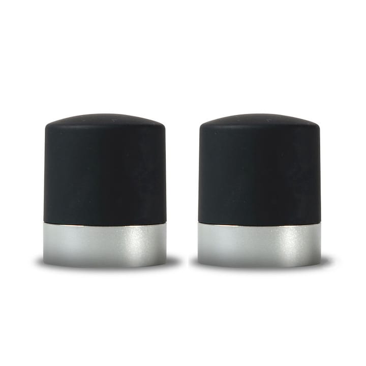 Wine and champagne cork 2-pack - Black-silver - Sagaform