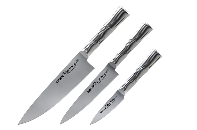Samura Bamboo Chef"s Essential knife set Stainless steel