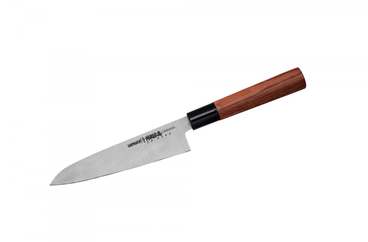 Samura OKINAWA chef"s knife 17 cm Black