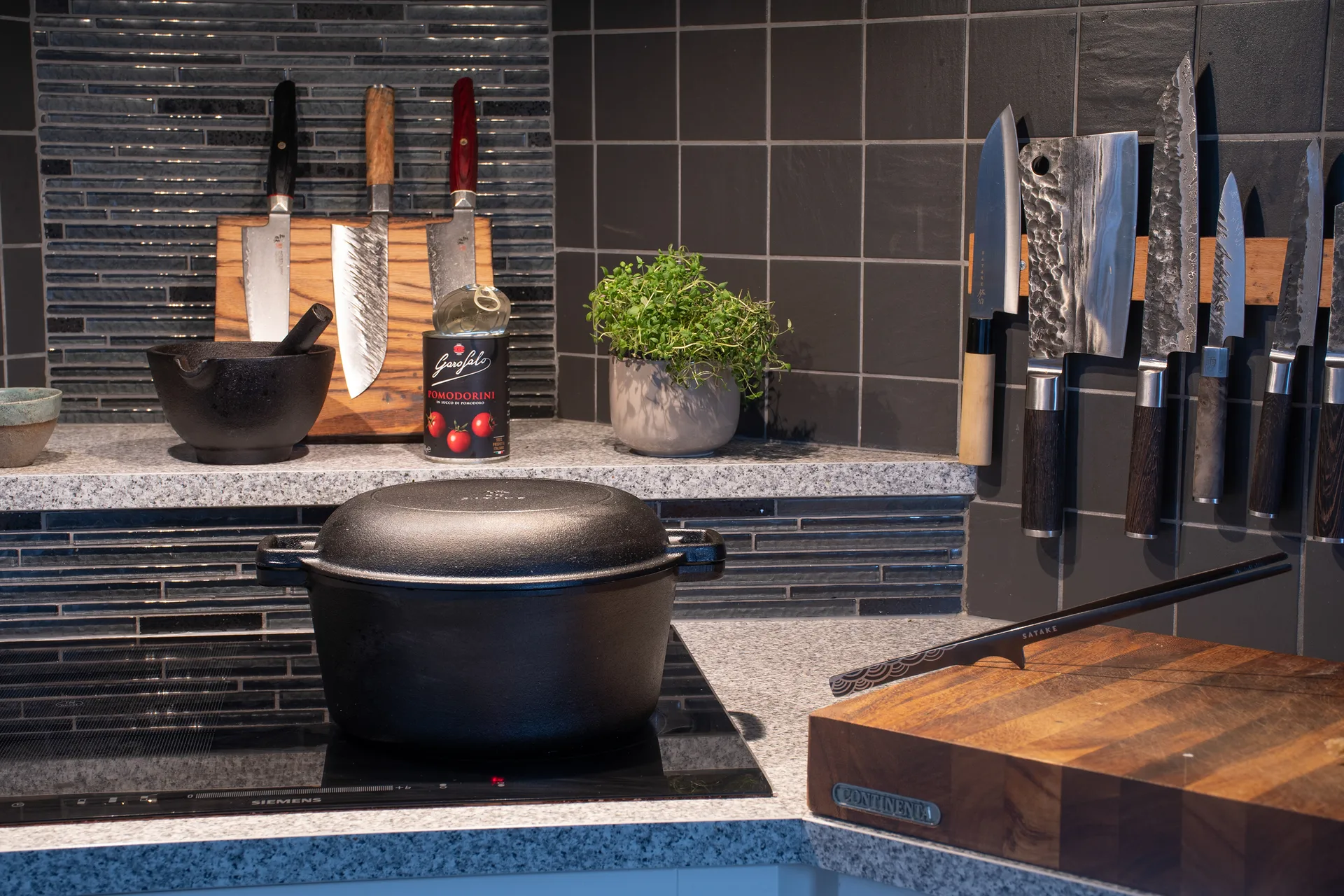 Cast iron pot with lid, Ø26 cm Satake