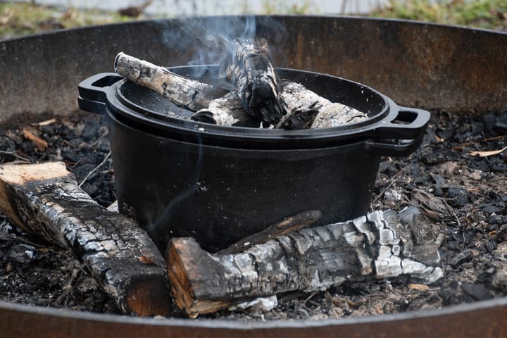 Cast iron pot with lid - Ø26 cm - Satake