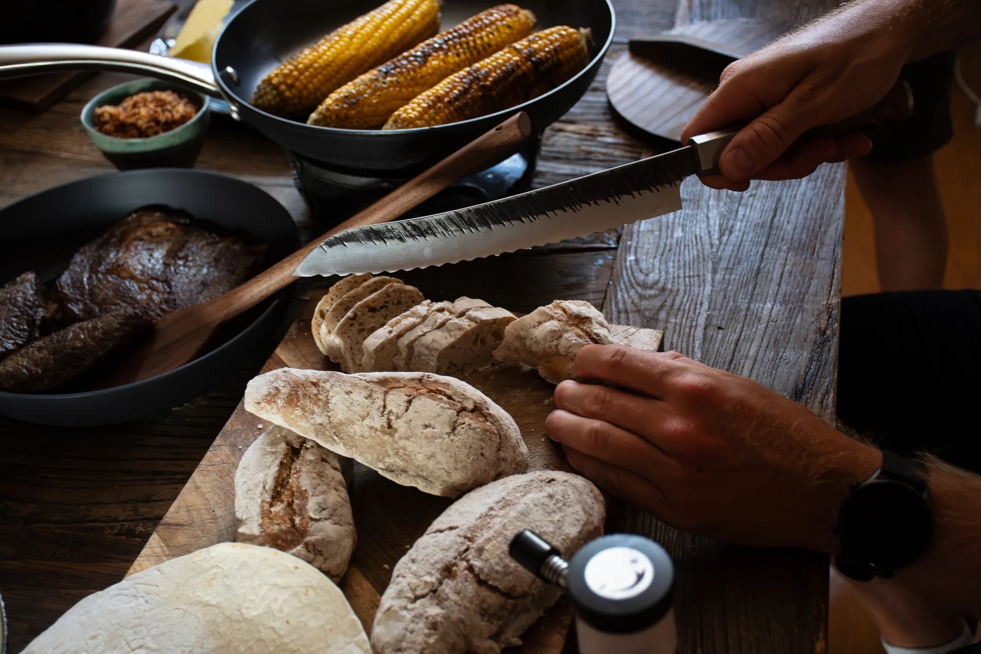 Satake Ame bread knife, 23 cm Satake