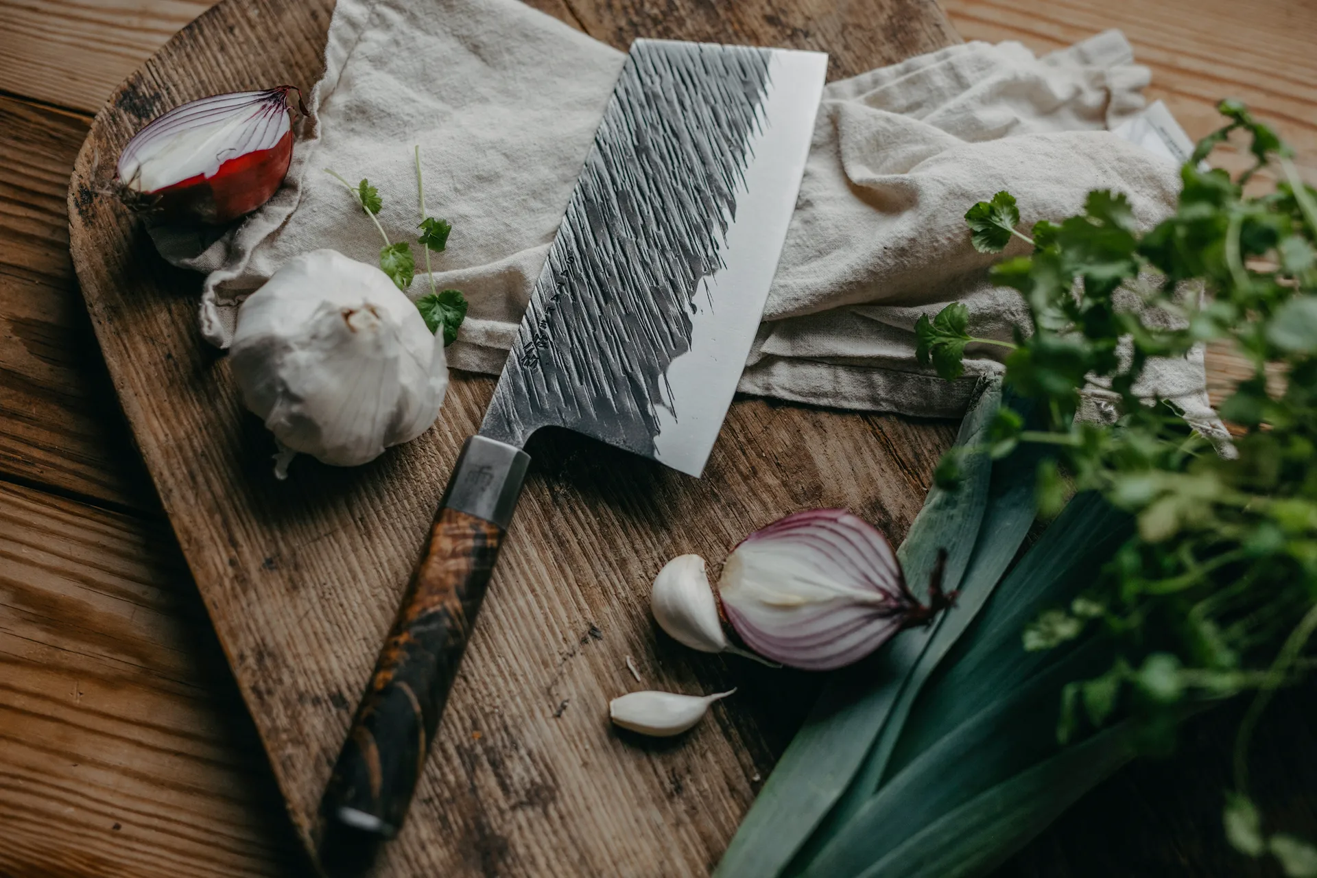 Satake Ame Chinese knife, 17 cm Satake