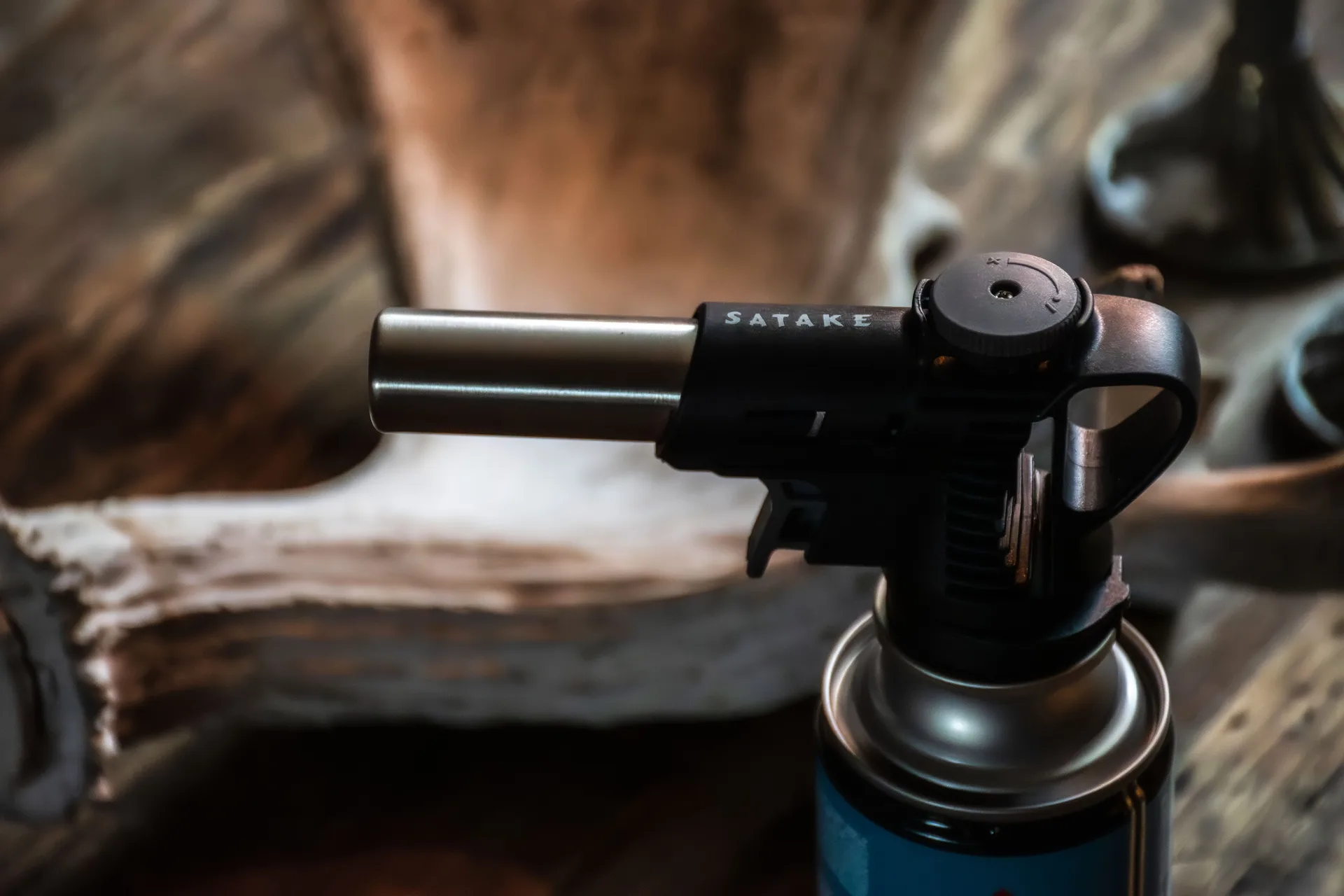 Satake burner nozzle for gas bottle, Black Satake