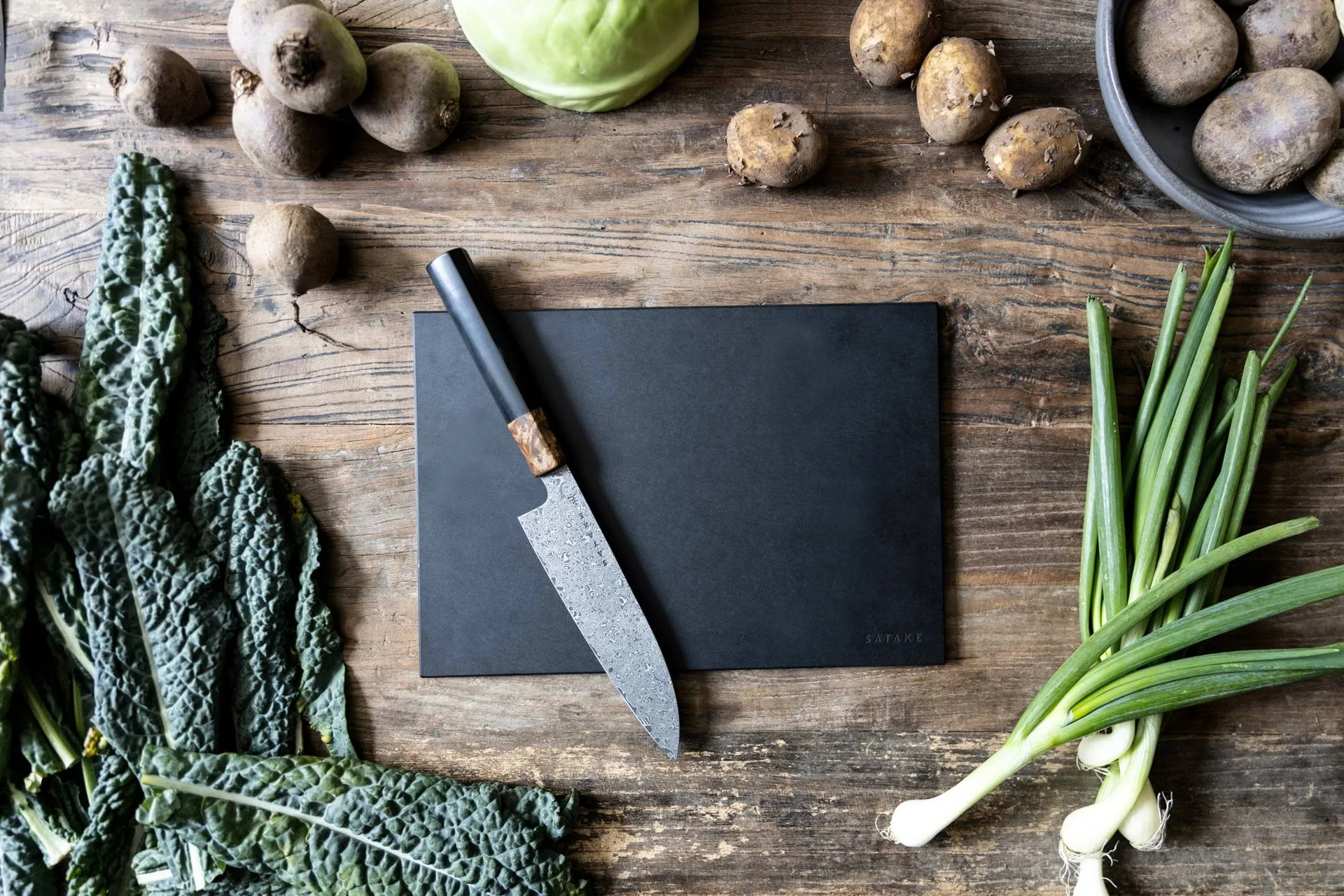 Satake chopping board wood and paper, 31x21.5x0.6 cm Satake