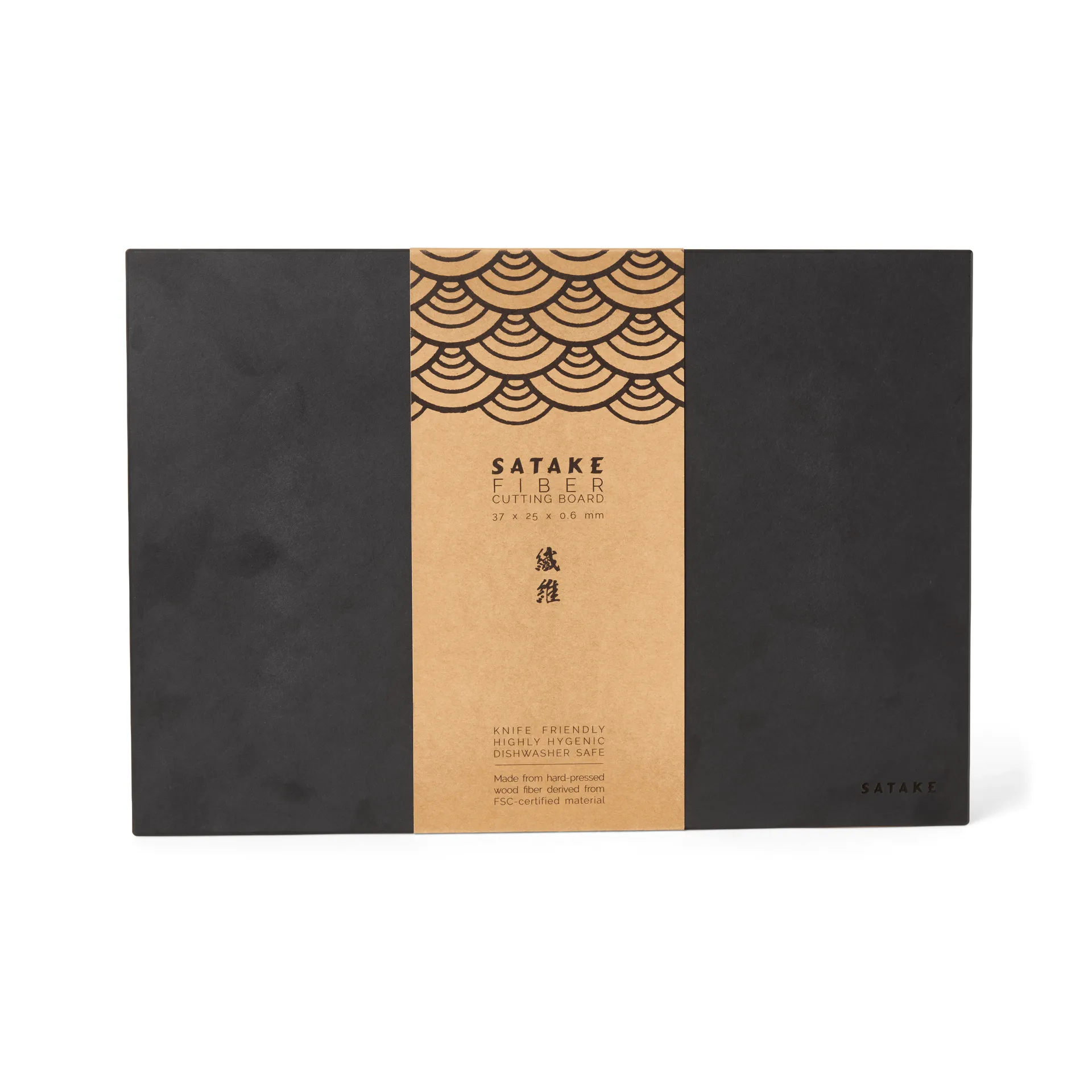 Satake chopping board wood and paper, 37x25.5x0.6 cm Satake