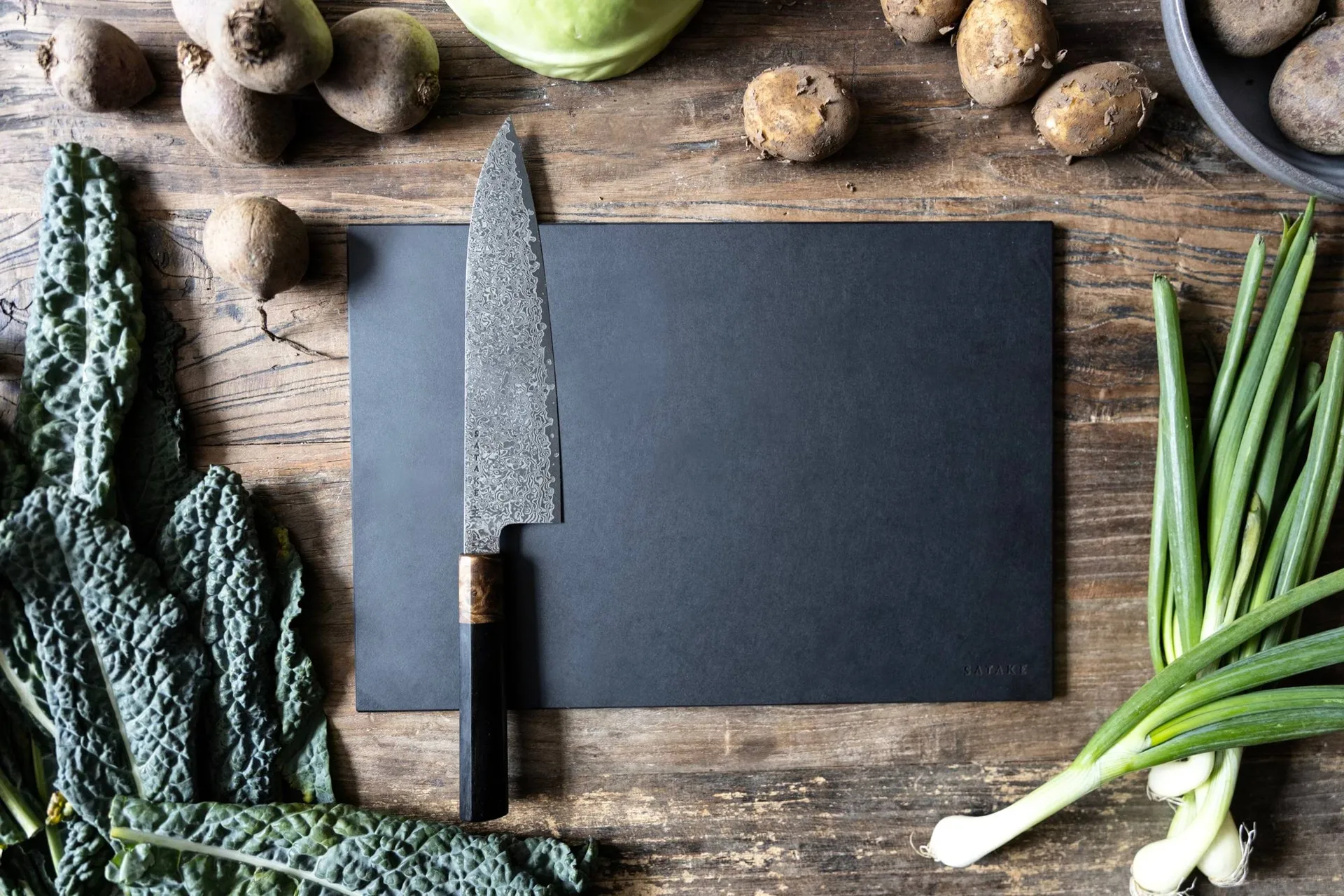 Satake chopping board wood and paper, 37x25.5x0.6 cm Satake