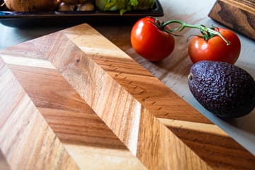 Satake cutting board with measuring points 35.5x23.5 cm - Acacia - Satake