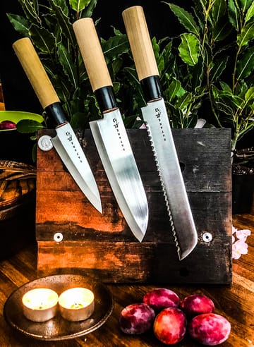 Satake Houcho knife set 3 pieces - Hi Carbon Steel - Satake