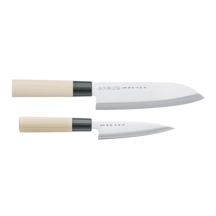Satake Houcho knife set petty & santoku - 2 pieces - Satake