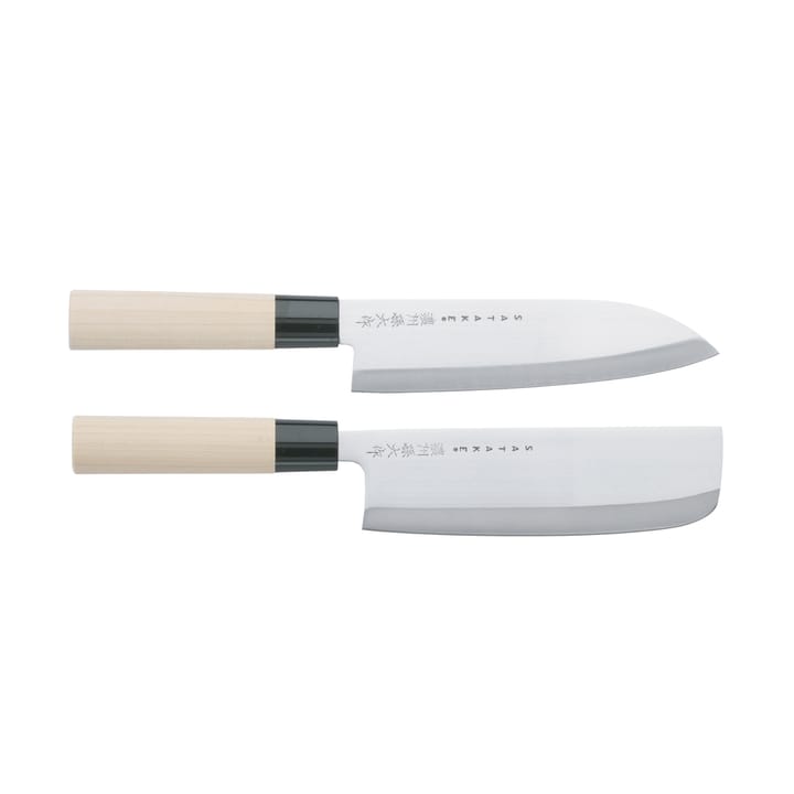 Satake Houcho knife set santoku & nakiri - 2 pieces - Satake