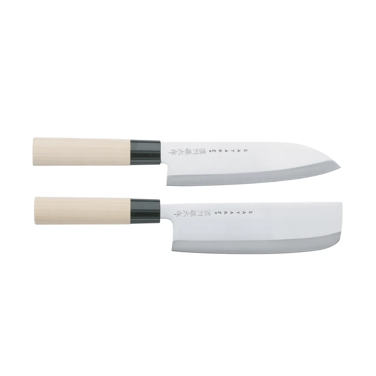 Satake Houcho knife set santoku & nakiri 2 pieces | Scandinavian Design | Knife sets | Beige