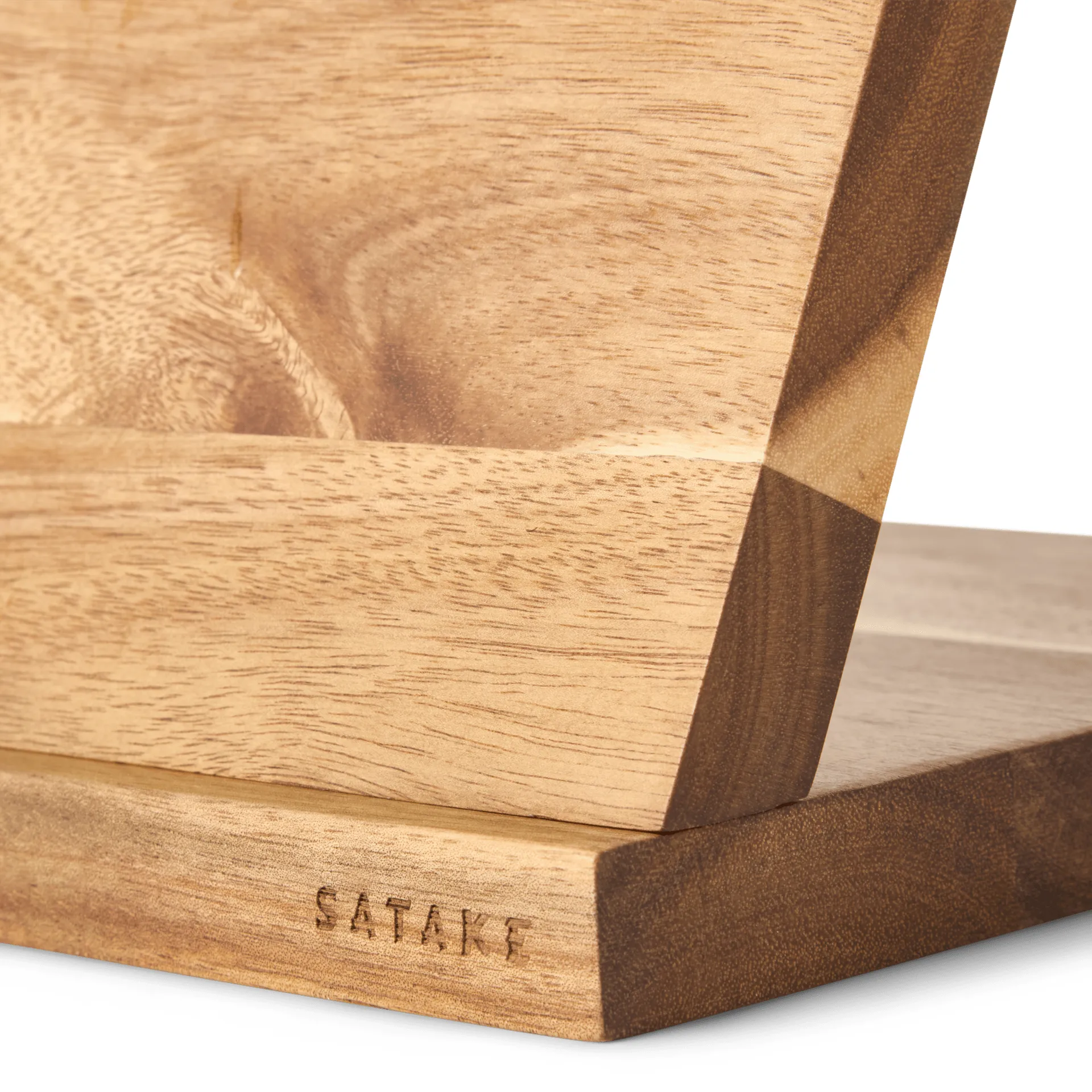 Satake knife block, Acacia, 19x25x24 cm Satake