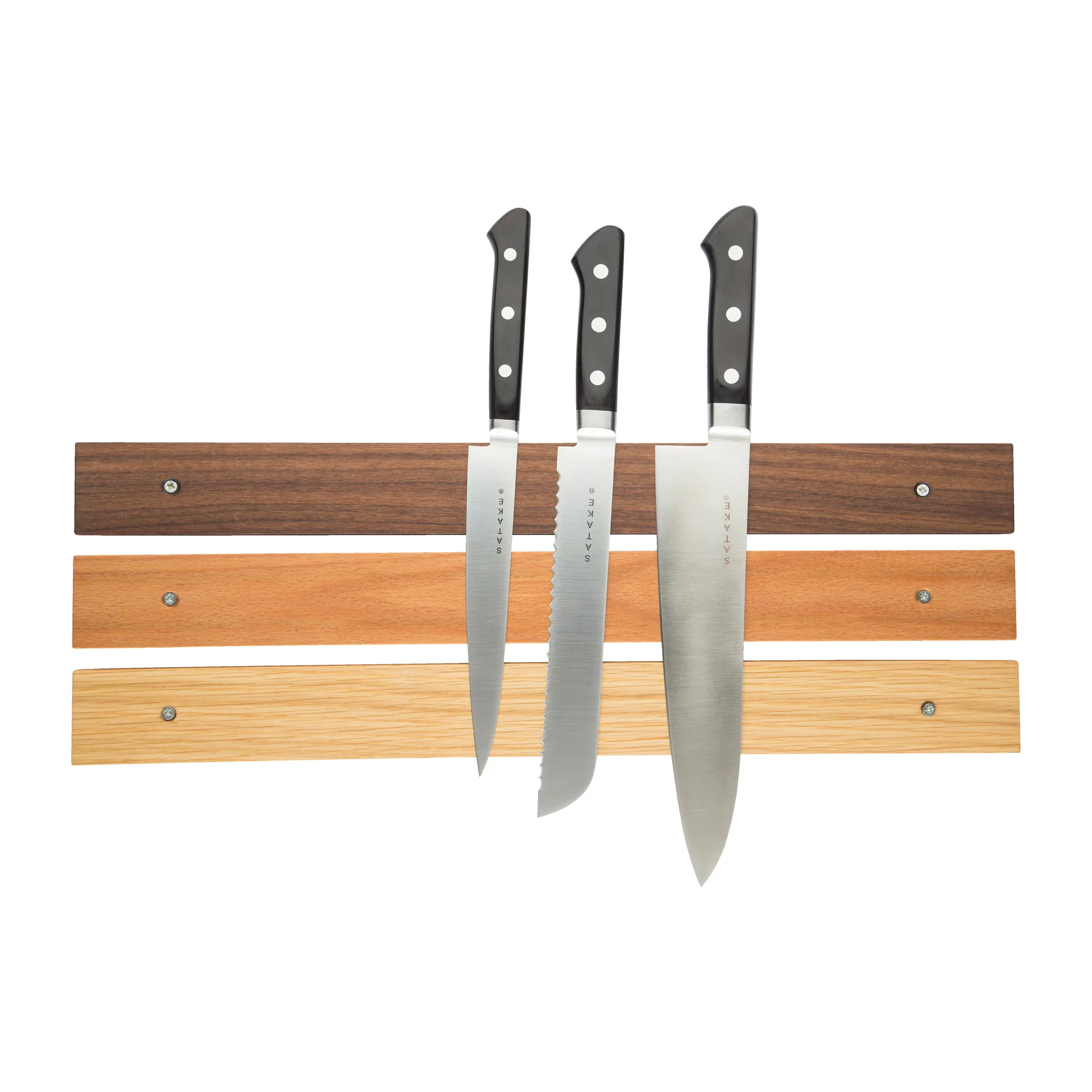 Satake magnetic strip 50 cm, Walnut Satake