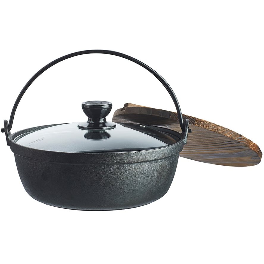 Satake Nabe casserole black 3.6 l | Scandinavian Design | Cooking pots & Casserole dishes | Black