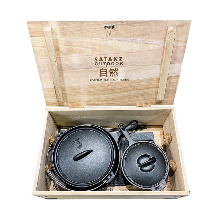 Satake outdoor set 6 pieces - Black - Satake