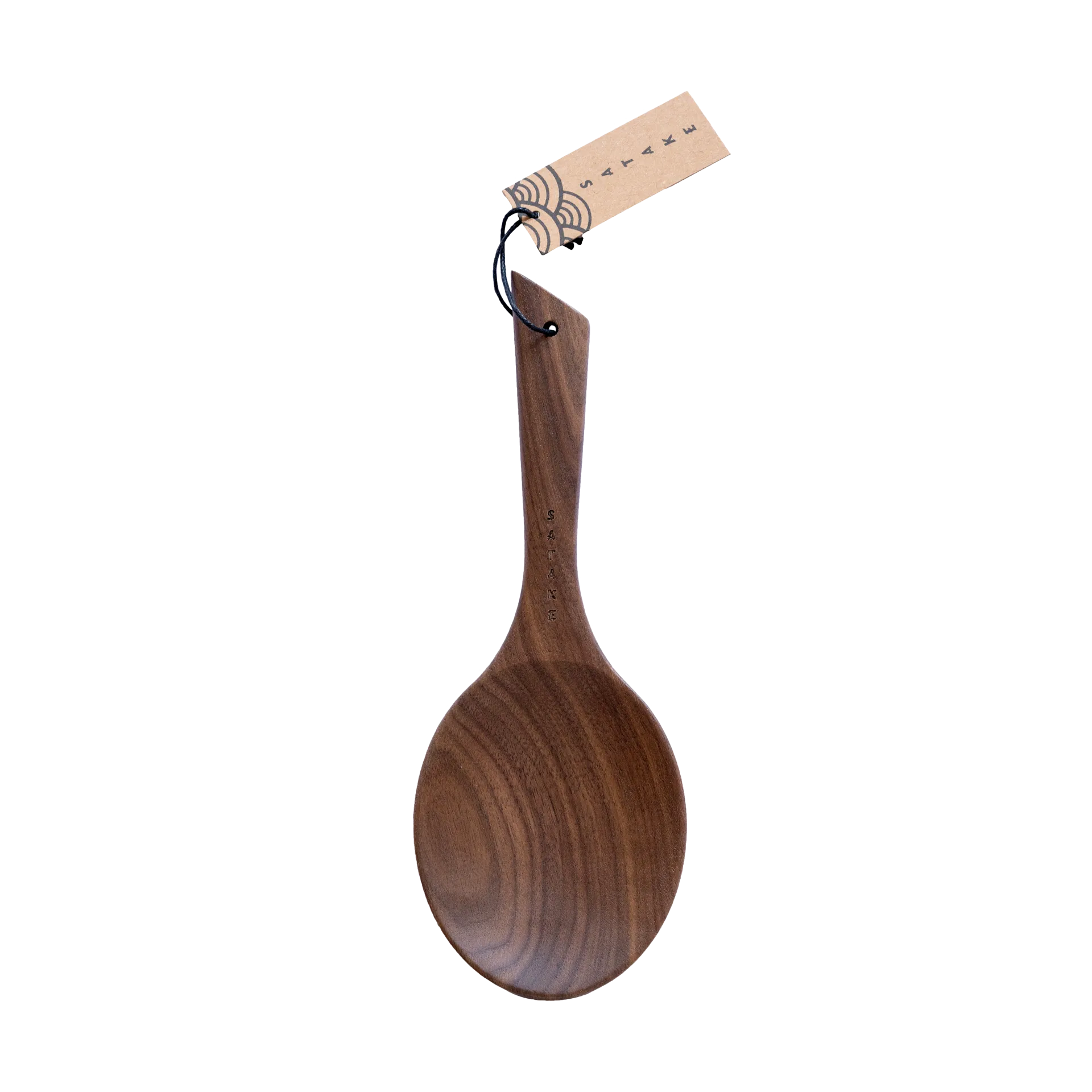 Satake rice spoon 24 cm, Walnut Satake