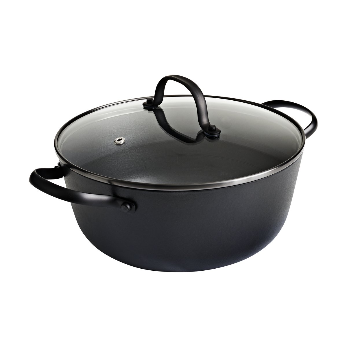 Satake saucepan in lightweight cast iron with glass lid 24 cm
