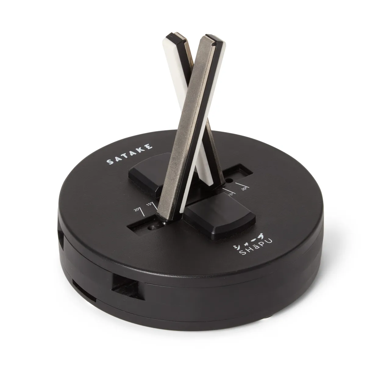 Satake Shapu knife sharpener 14.2 cm Silver | Scandinavian Design | Knife sharpeners, stones & honing knives | Silver-coloured