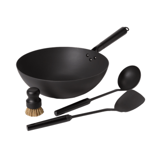 Satake Satake wok set carbon steel 57 cm