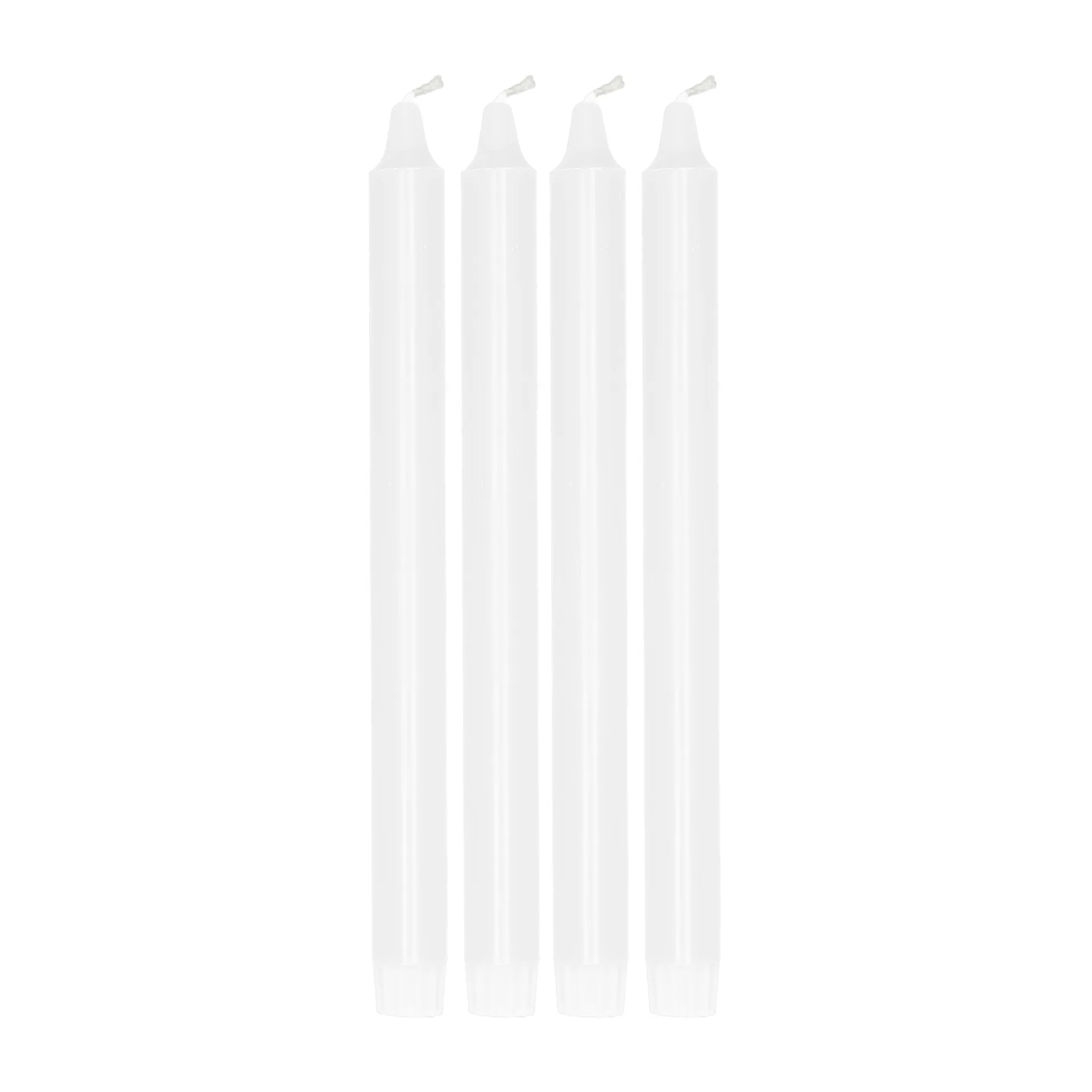 Ambiance tapered candle 4 pack 27 cm, White Scandi Essentials
