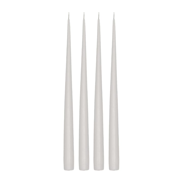 Atmosphere long candle 4 pack 32 cm - Icy grey - Scandi Essentials