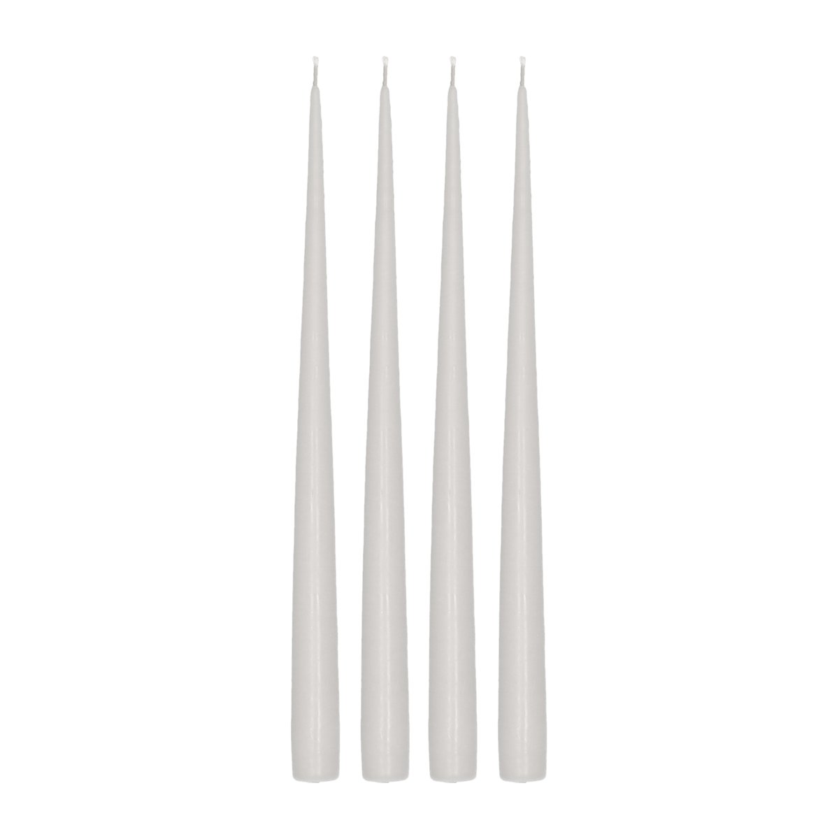 Scandi Essentials Atmosphere long candle 4 pack 32 cm Icy grey
