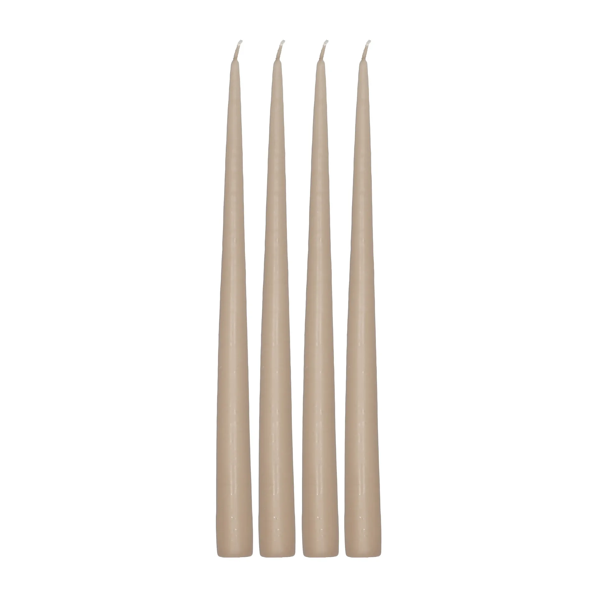 Atmosphere long candle 4 pack 32 cm, Sand Scandi Essentials