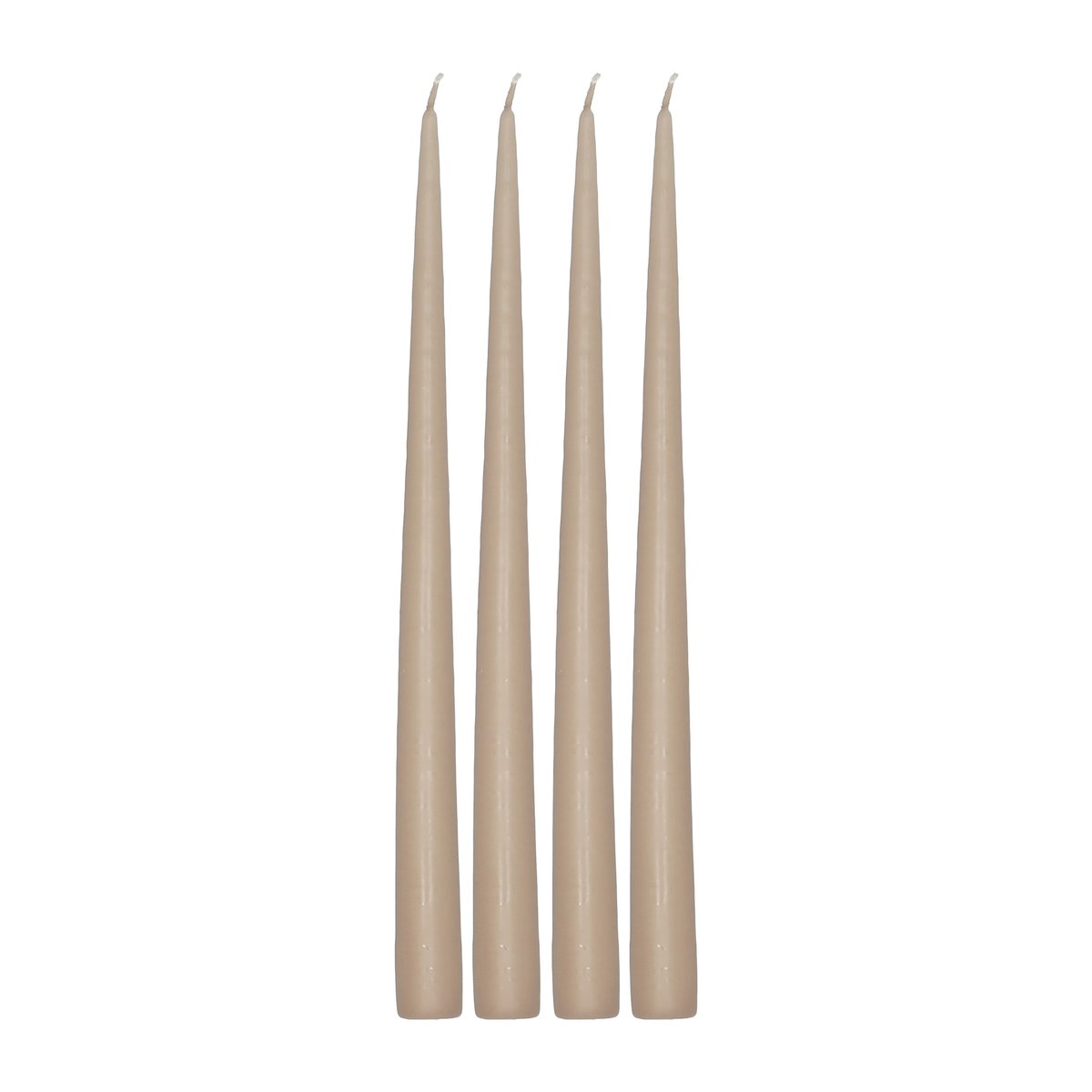 Scandi Essentials Atmosphere long candle 4 pack 32 cm Sand