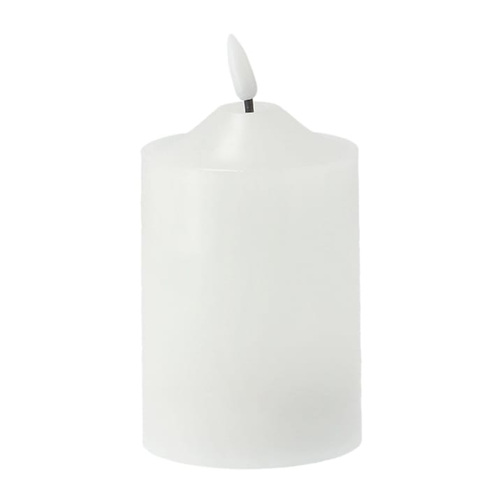 Bright block candle  LED 15 cm - White - Scandi Essentials