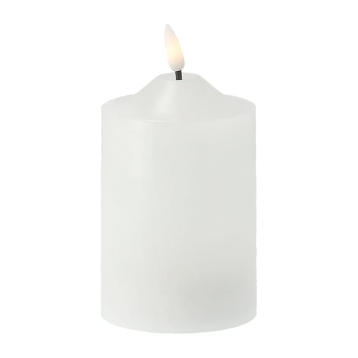 Bright block candle  LED 15 cm - White - Scandi Essentials