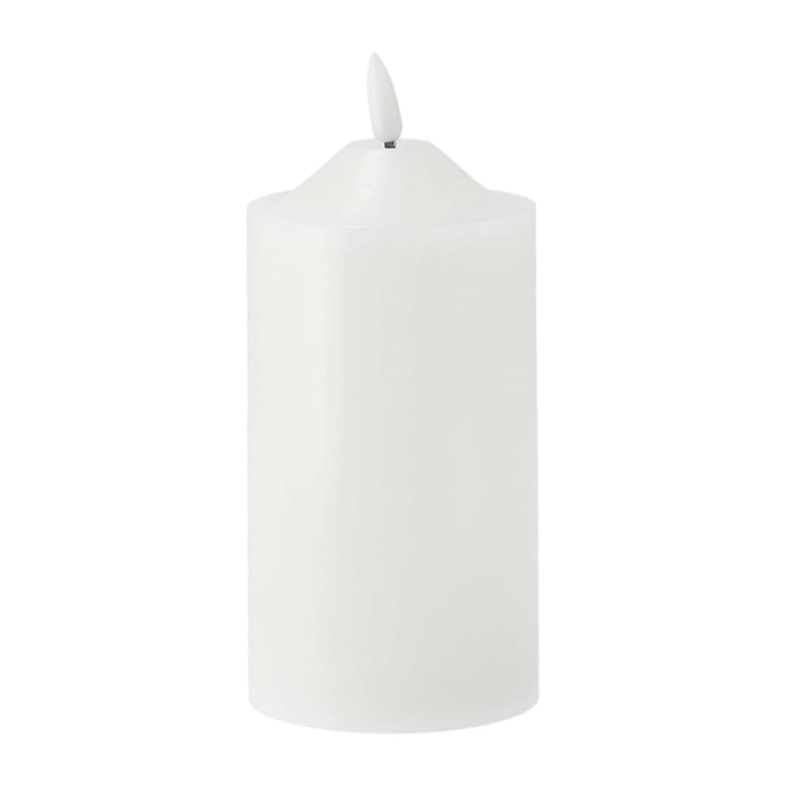 Bright block candle LED 17 cm - White - Scandi Essentials