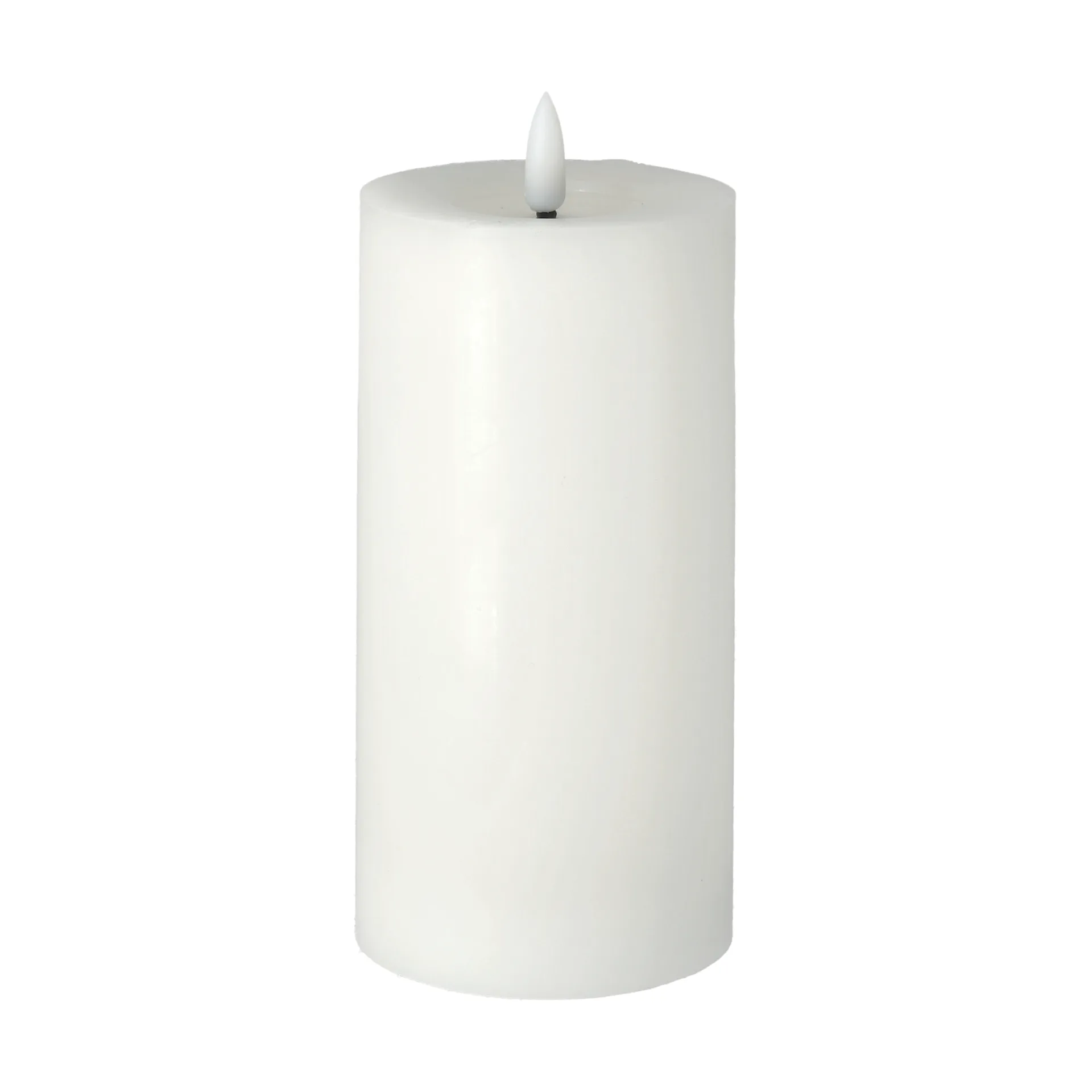 Bright Melt block candle 17,5 cm, White Scandi Essentials