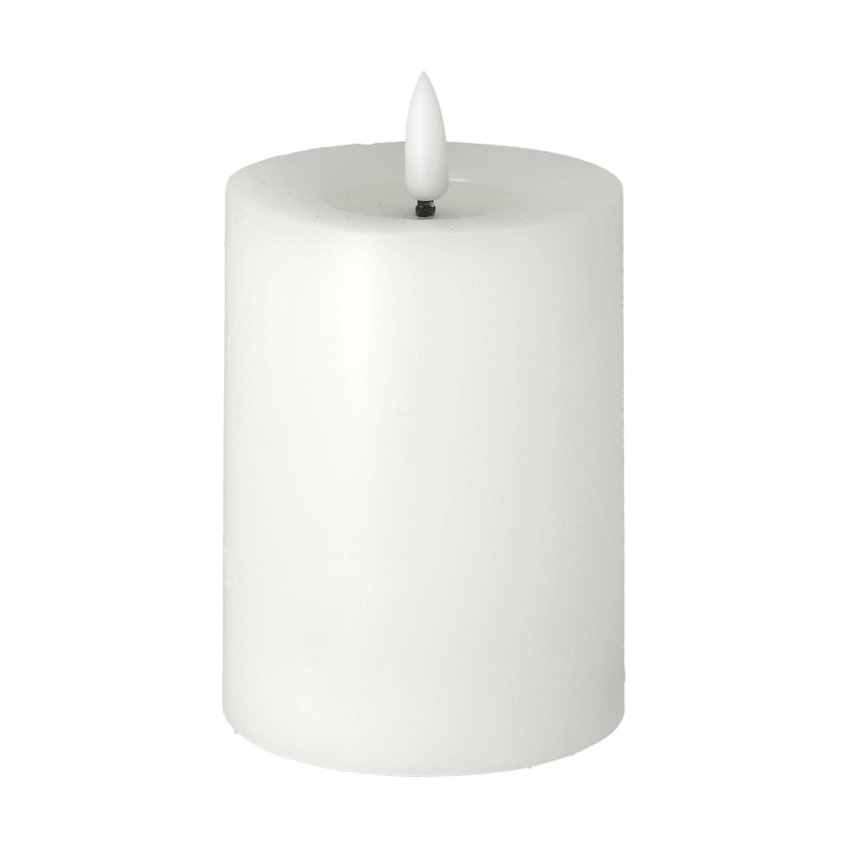 Scandi Essentials Bright Melt block candle LED 12,5 cm White