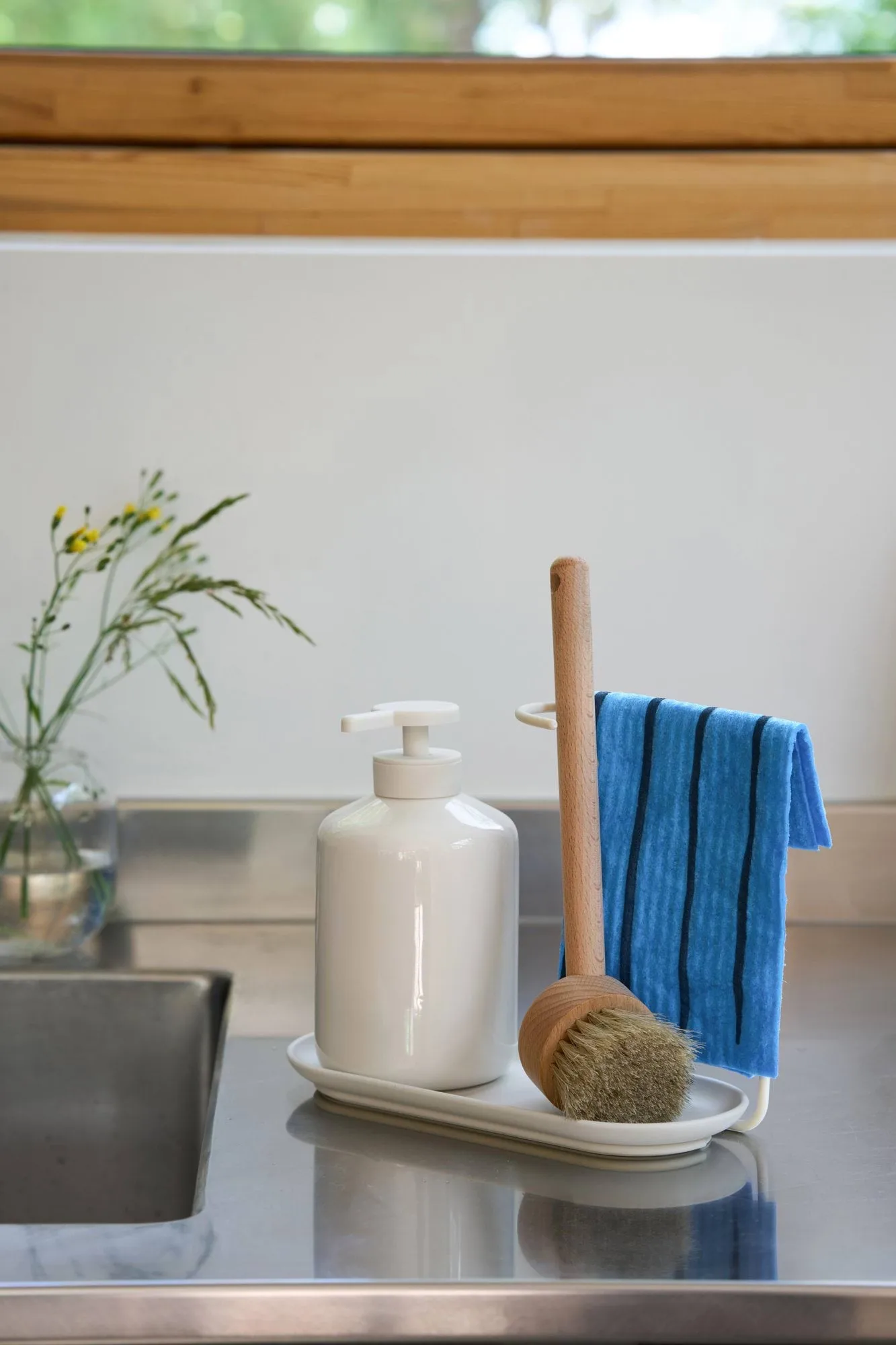Daily patterned dishcloth, Blue, 3-pack Scandi Essentials