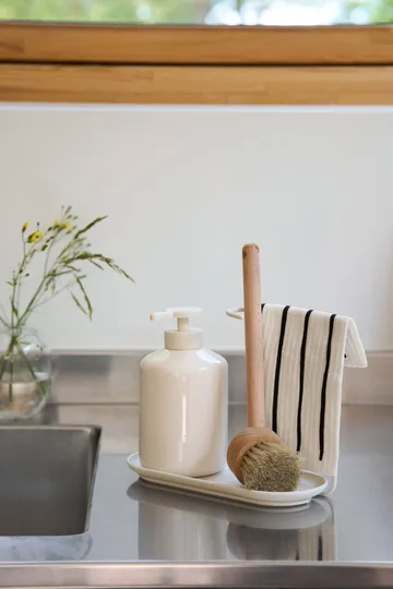 Daily patterned dishcloth - White, 3-pack - Scandi Essentials