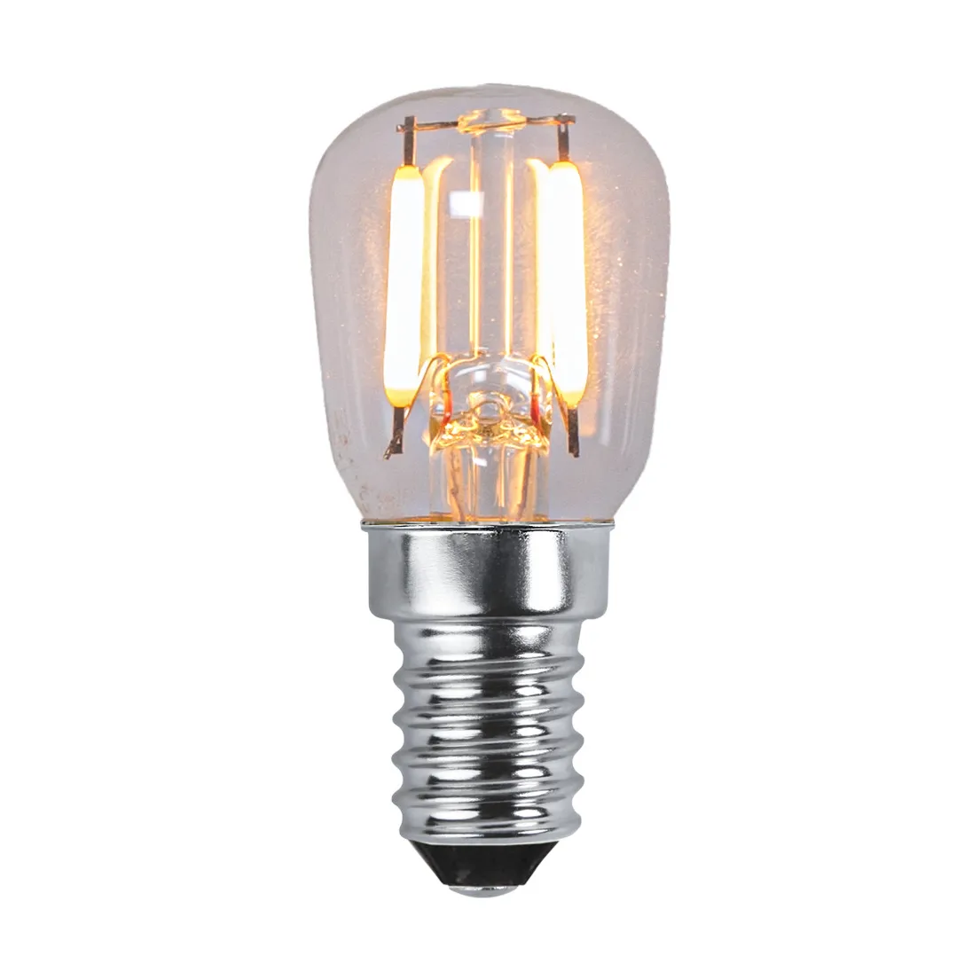 Lit dimmable light bulb E14 150lm filament, Clear, 2100K Scandi Essentials