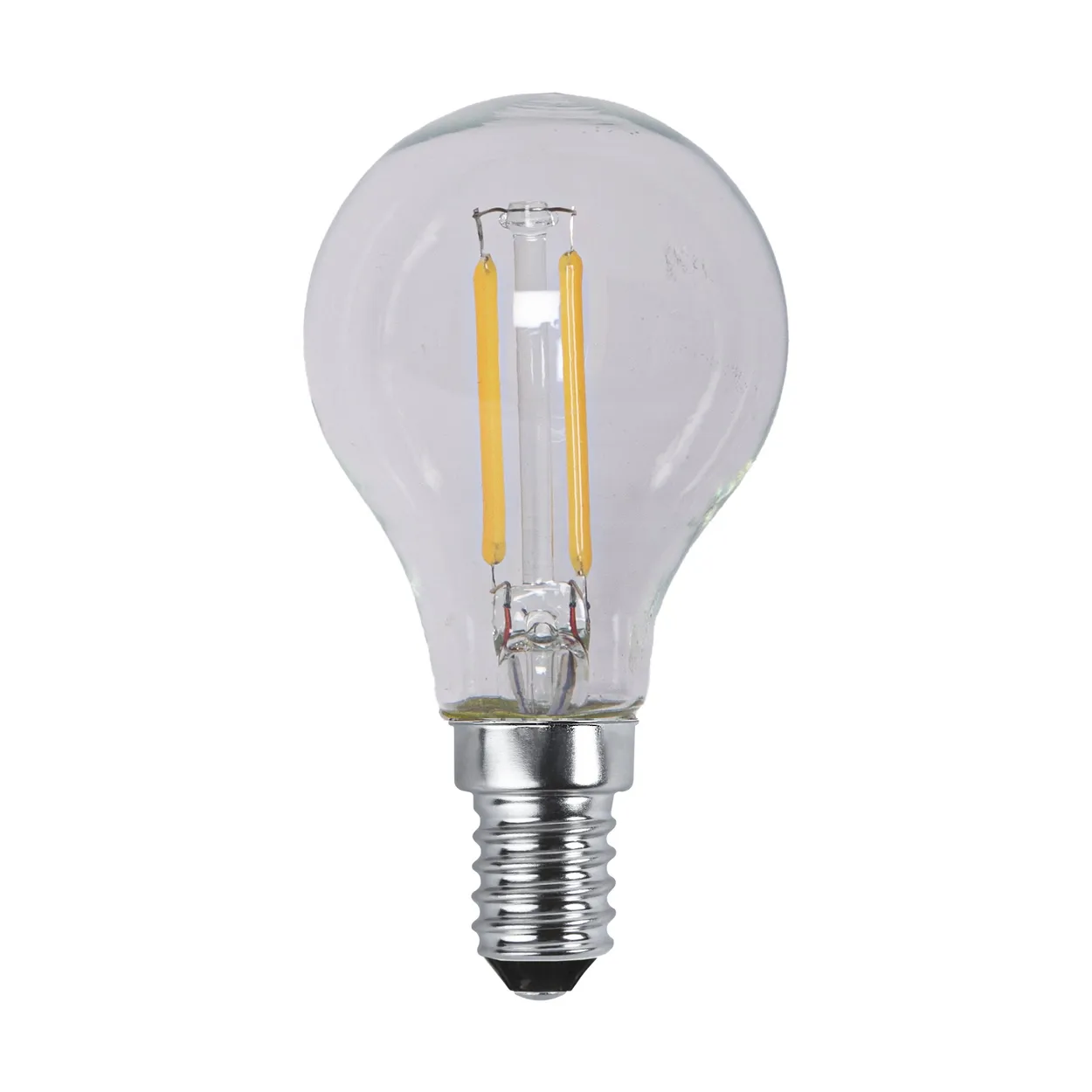 Scandi Essentials Lit dimmable light bulb E14 150lm LED filament Clear, 3000K