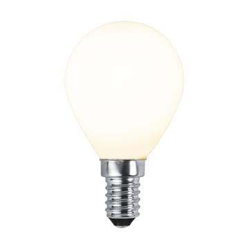 Lit dimmable light bulb E14 250lm LED filament - Opal, 3000K - Scandi Essentials