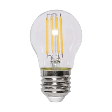 Lit dimmable light bulb E27 250lm filament - Clear, 2100K - Scandi Essentials