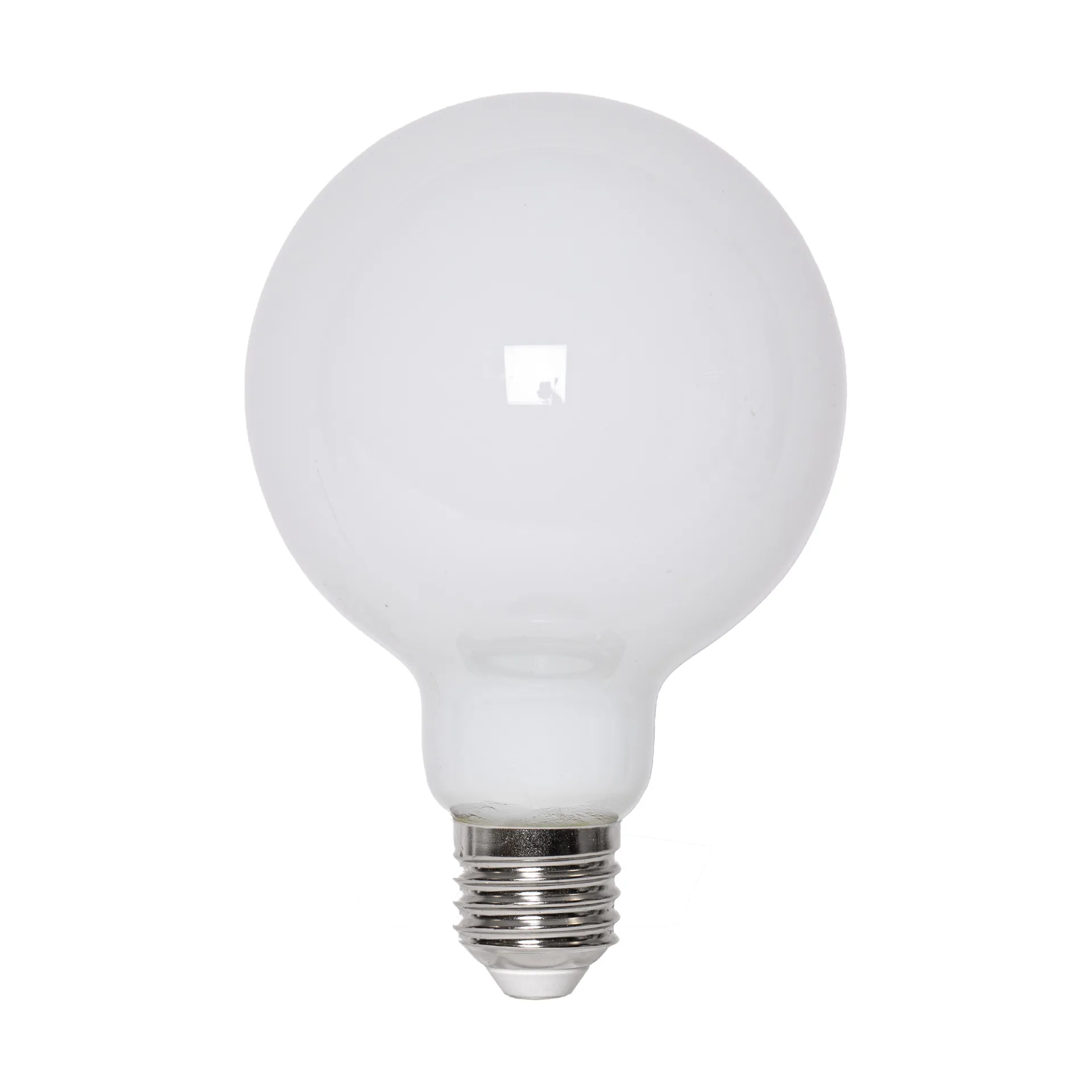 Lit dimmable light bulb E27 G95 150lm, Opal, 3000K Scandi Essentials
