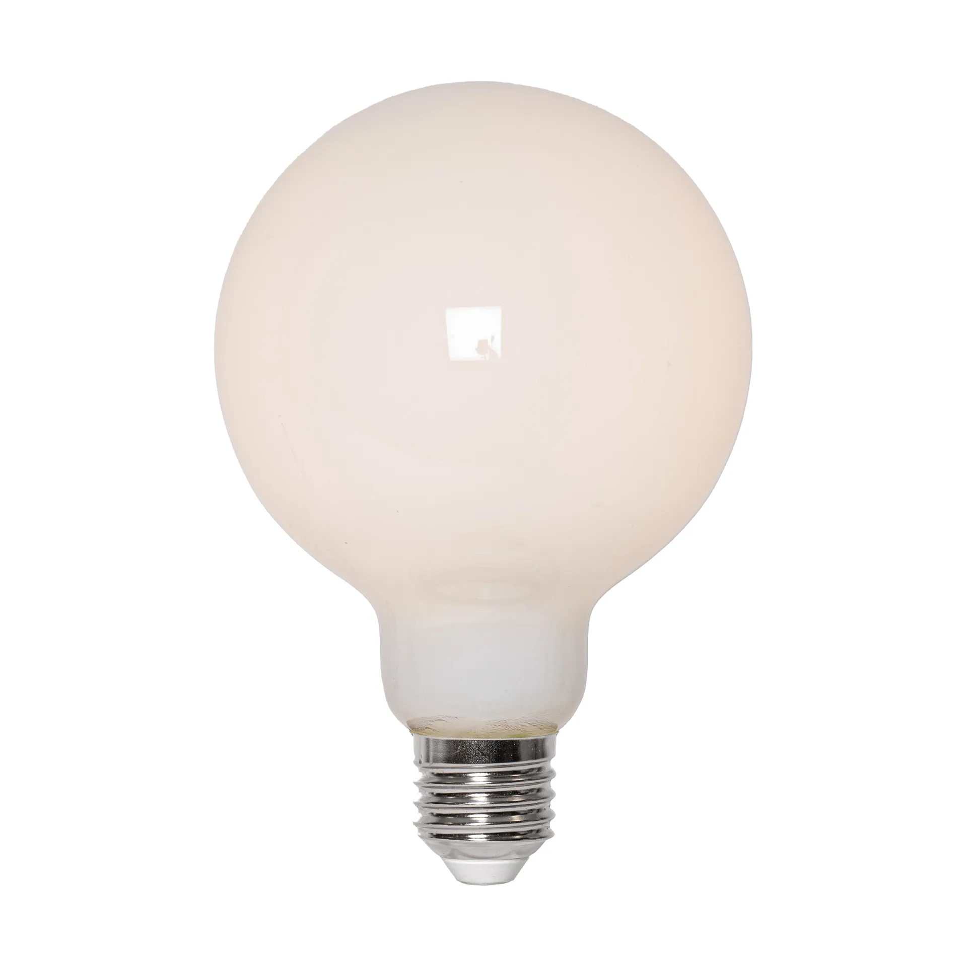 Lit dimmable light bulb E27 G95 150lm, Opal, 3000K Scandi Essentials