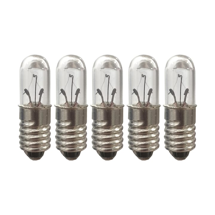Lit light bulb E5 replacement 12V 0,6W - Clear - Scandi Essentials
