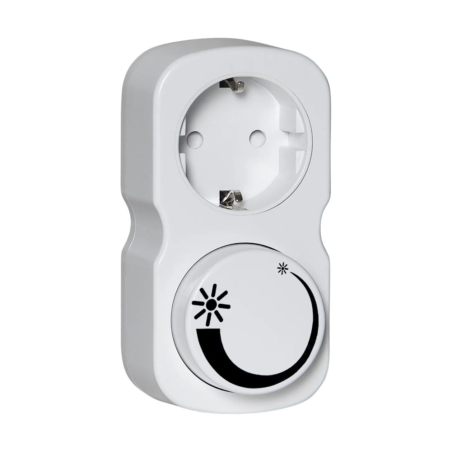 Lit plug-in dimmer Saco, White Scandi Essentials