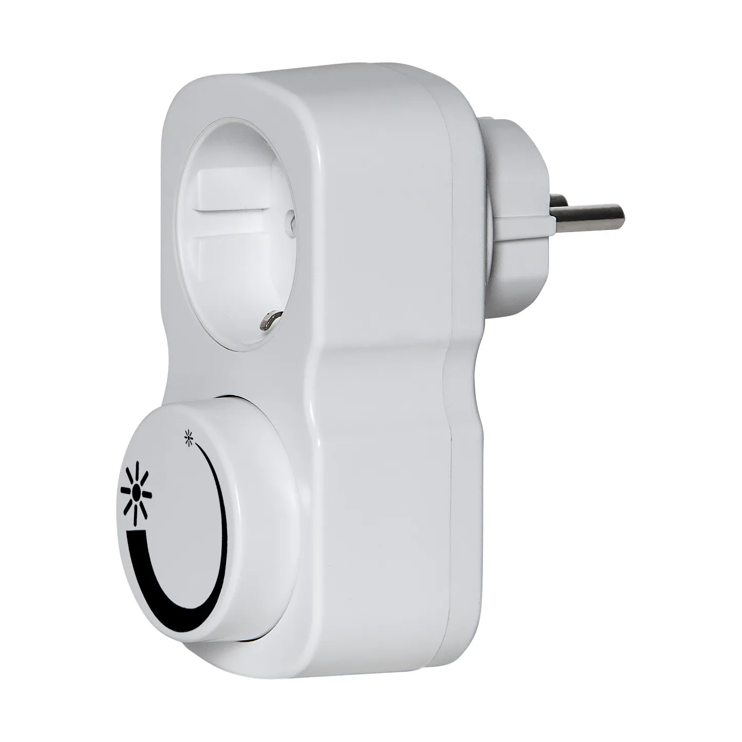 Lit plug-in dimmer Saco, White Scandi Essentials